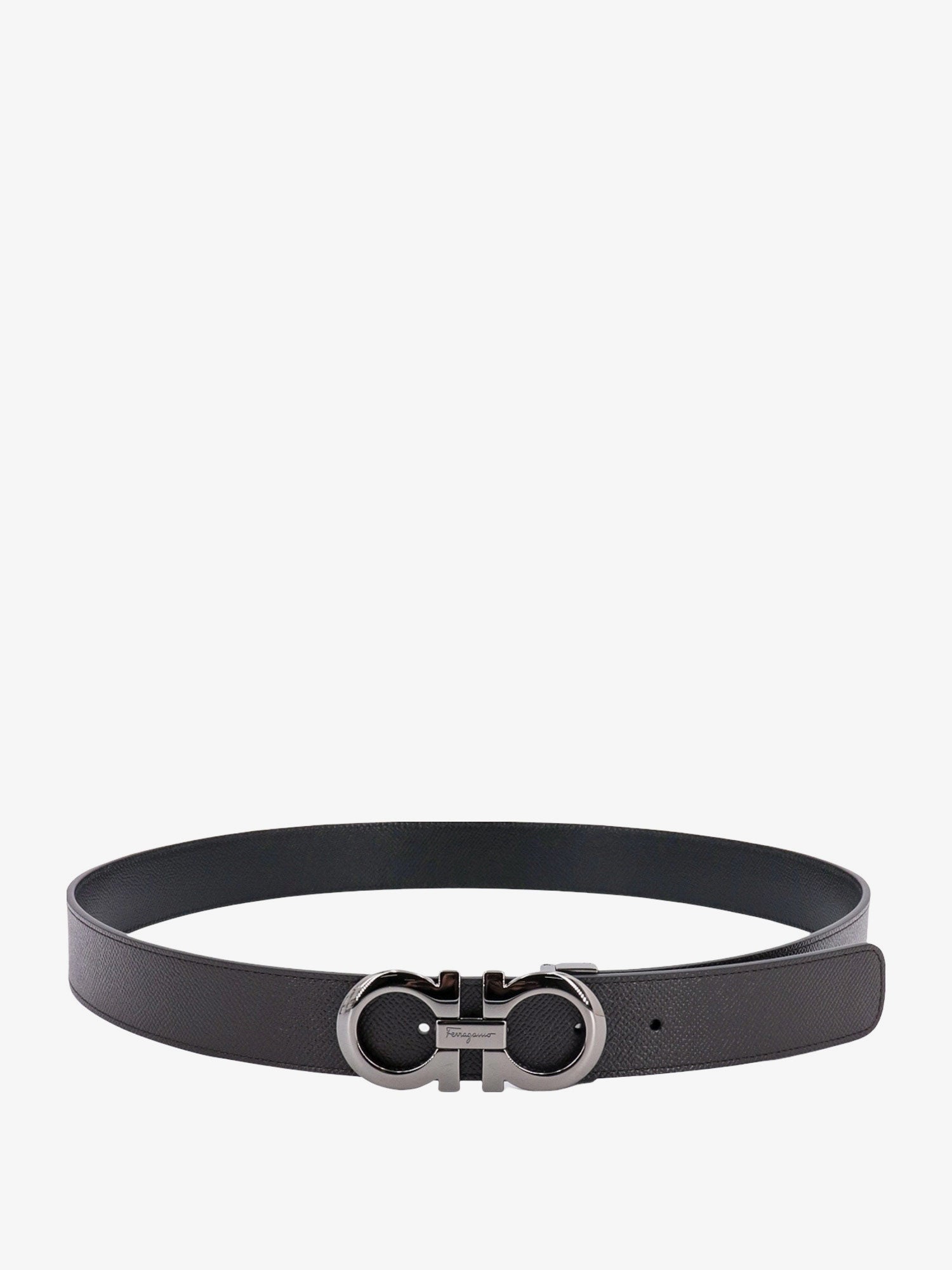 Reversible leather belt