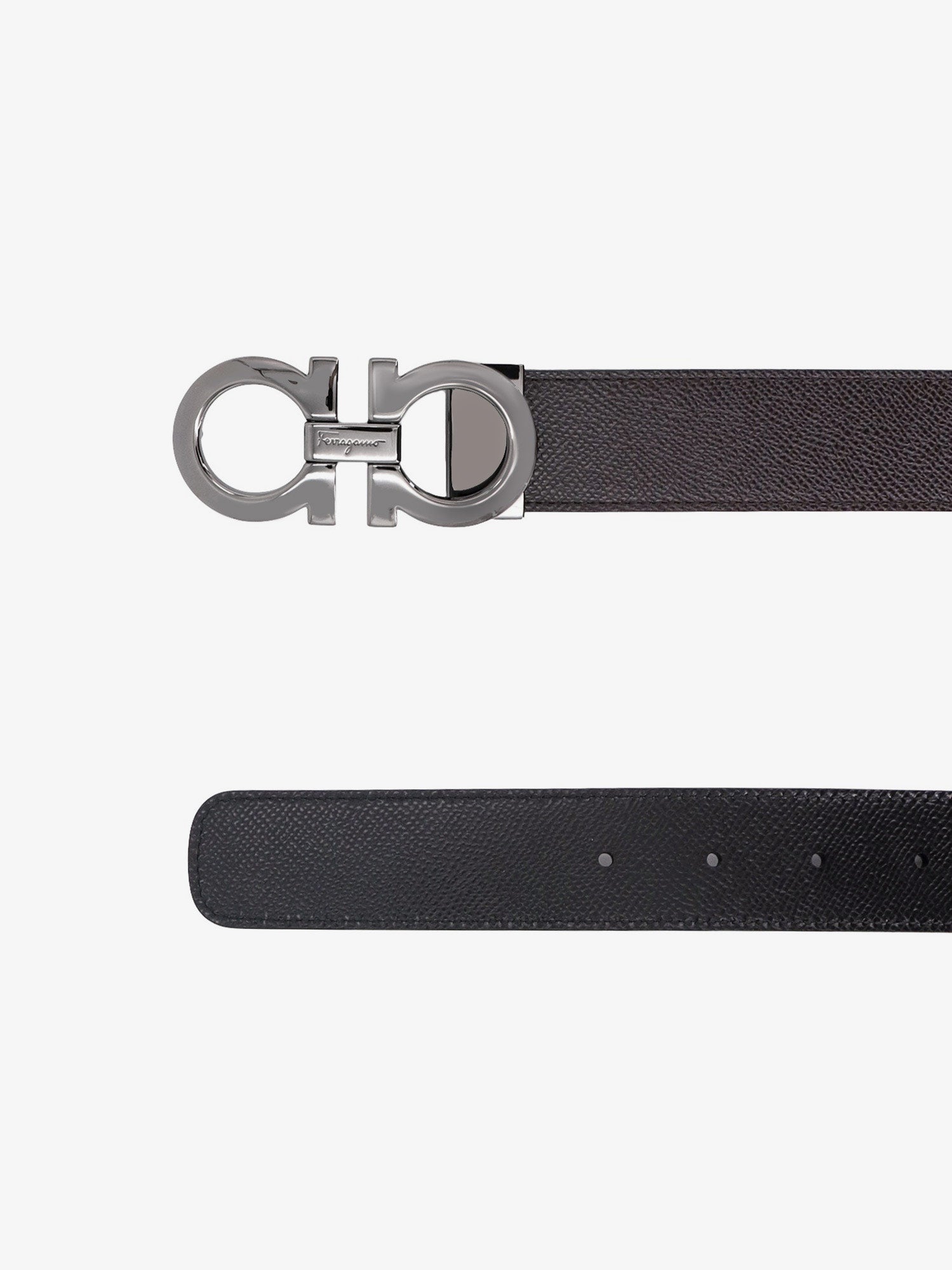 Reversible leather belt - Image 2