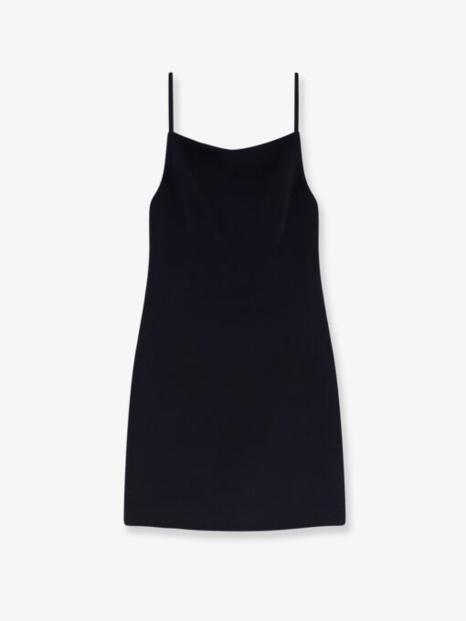 Viscose blend mini dress