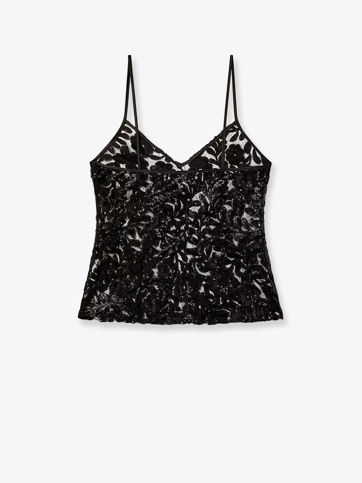 Tulle top with sequins embroidery - Image 2