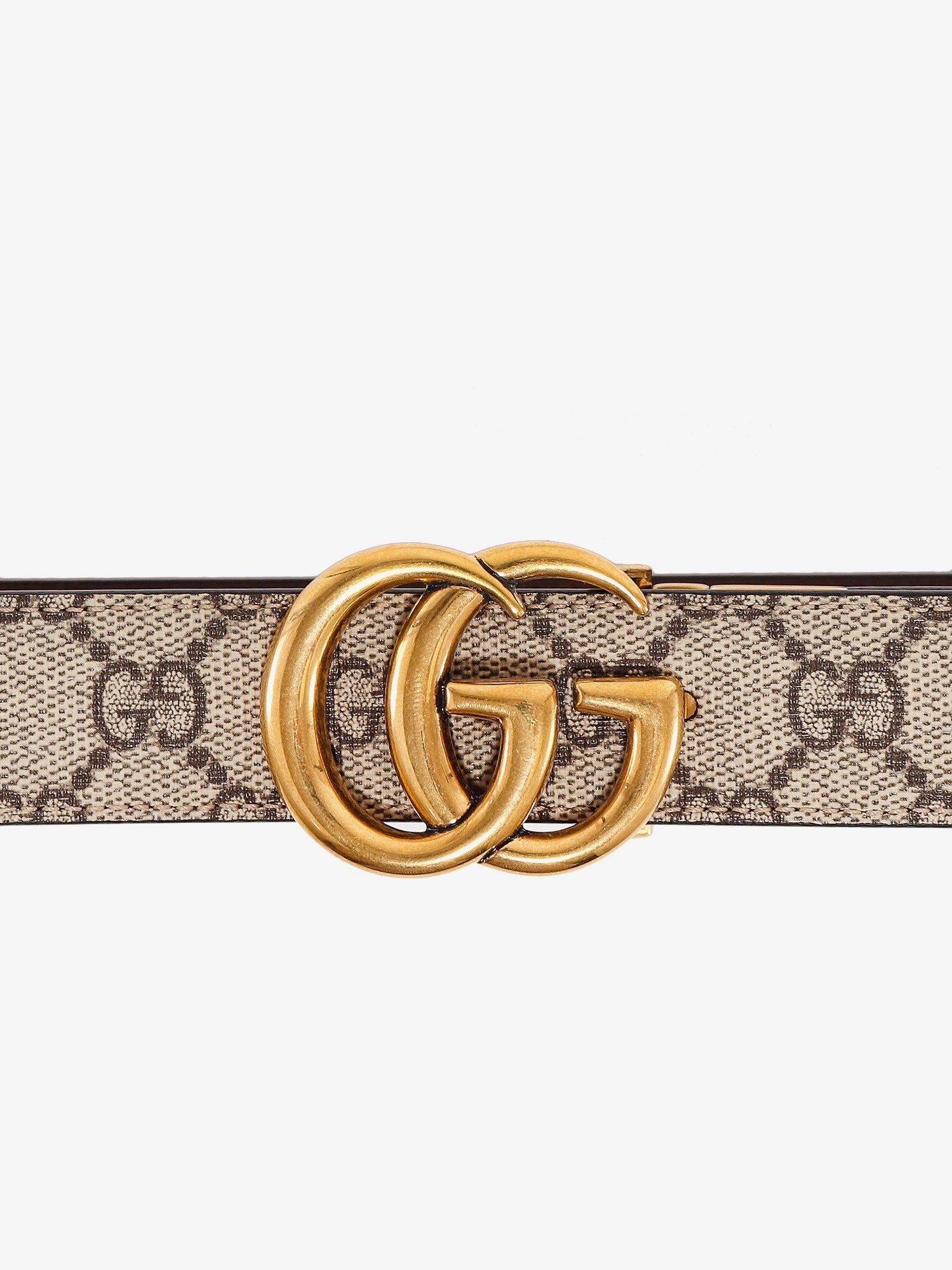 Leather and GG Supreme fabric GG belt - Image 2
