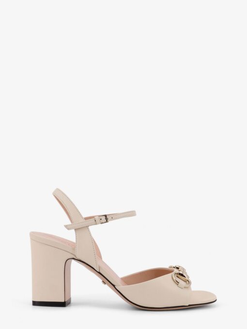 Leather sandal with Horsebit