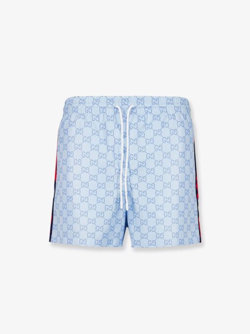 GG nylon swim trunks