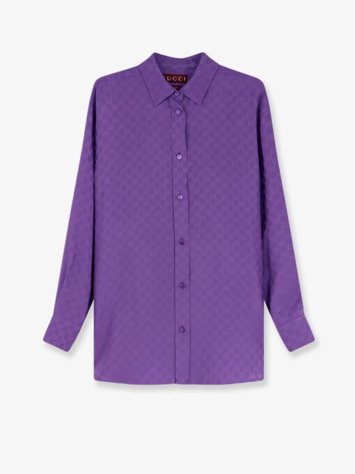 GG silk shirt
