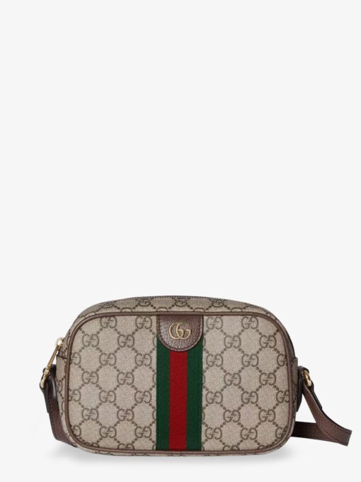 GG fabric shoulder bag