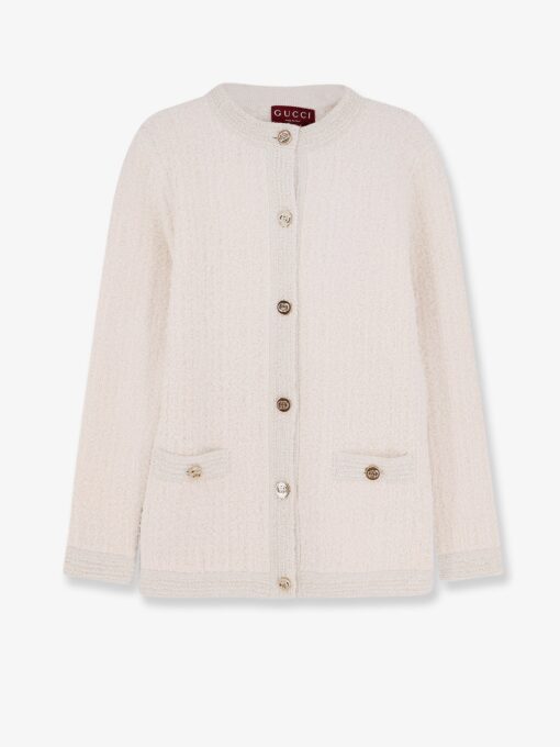 Wool and cotton blend cardigan