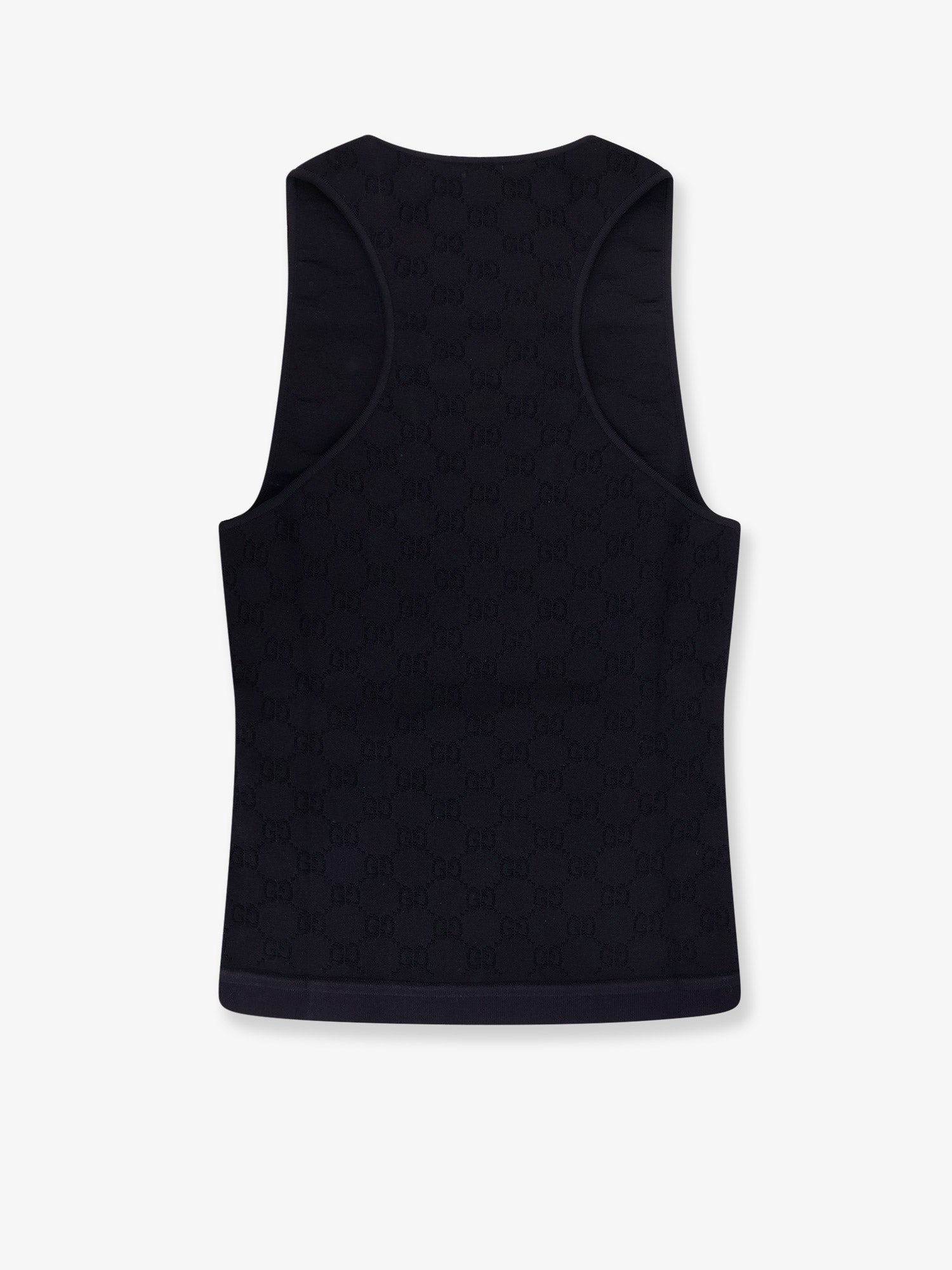Viscose blend top with all-over GG motif - Image 2