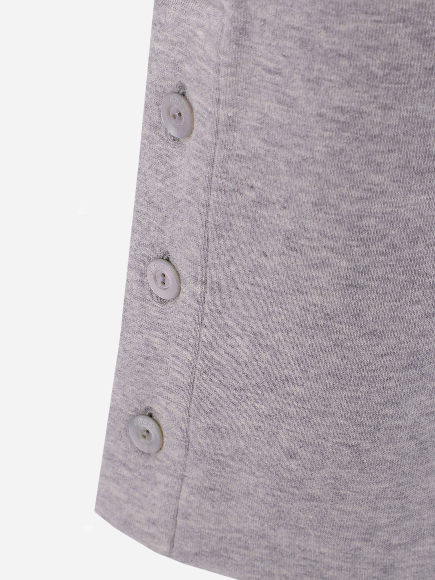 Cotton blend trouser with Web detail - Image 3