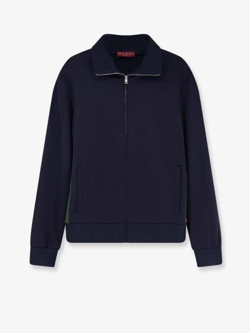 Jersey sweatshirt with lateral Web Band