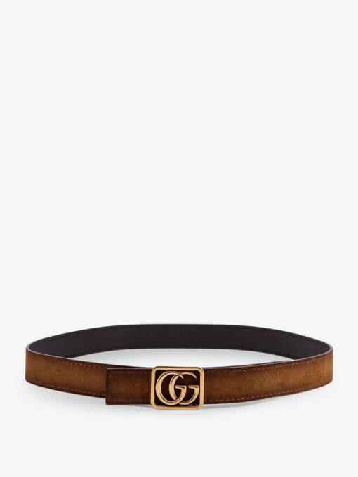 Reversible leather belt
