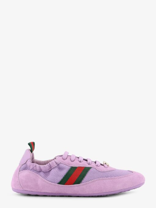 Gucci Shift mesh and suede sneakers