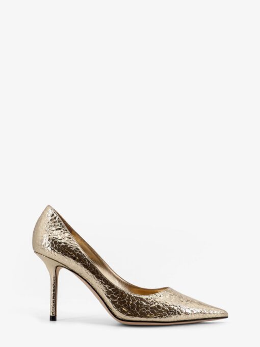 Love 85 laminated leather pumps