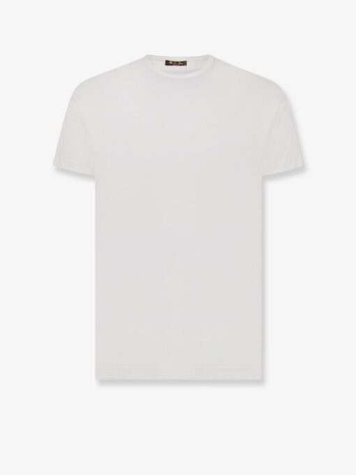 Silk and cotton t-shirt