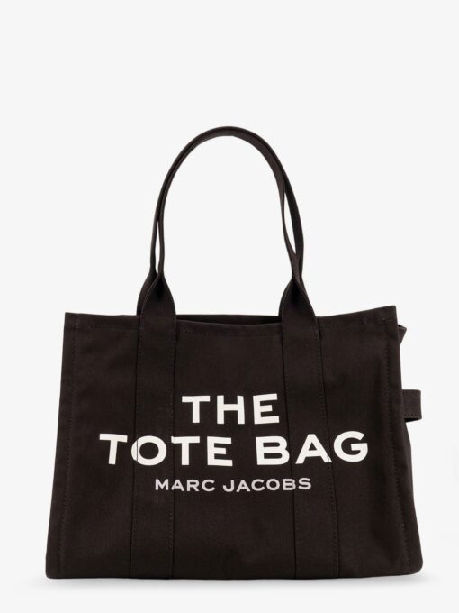 Canvas shopping bag with frontal logo