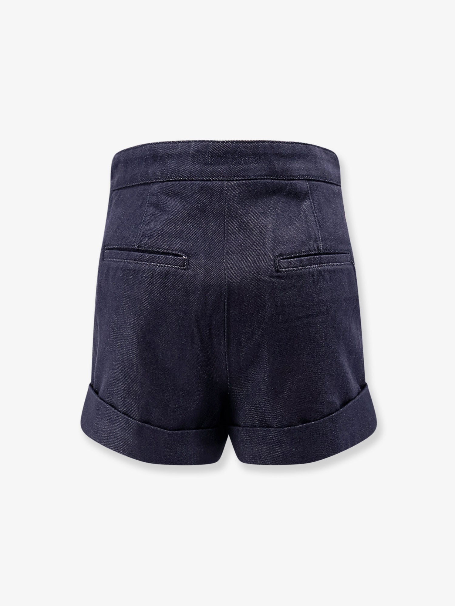 Blue denim bermuda shorts - Image 2