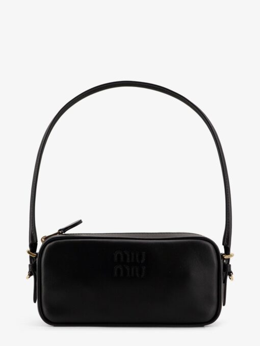 Matelassé leather shoulder bag