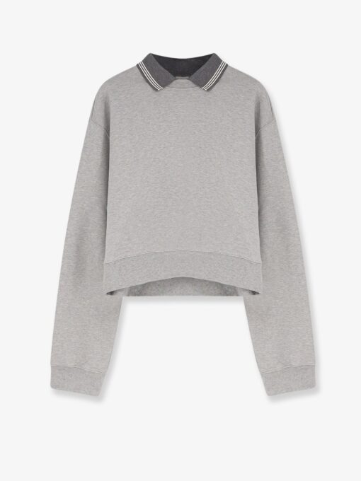Mélange cotton sweatshirt