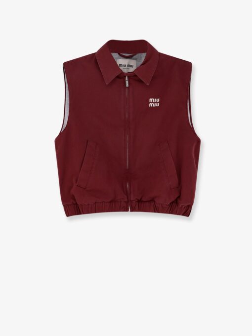 Sleeveless cotton jacket