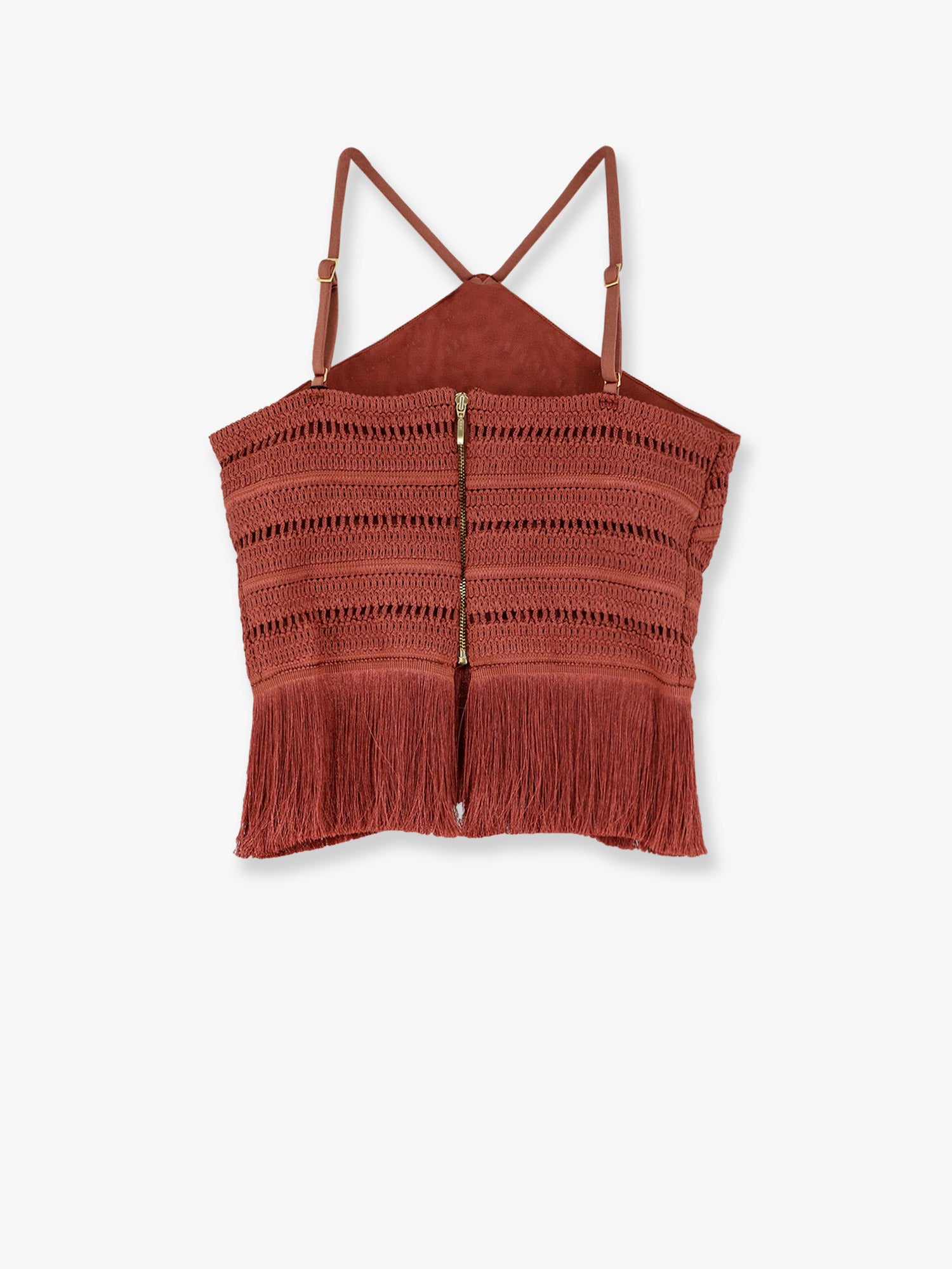 Asymmetrical top with fringes - Image 2