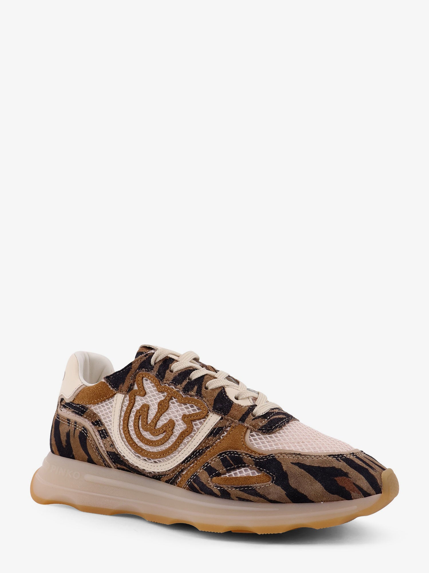 Zoe suede sneakers with mesh inserts - Image 2