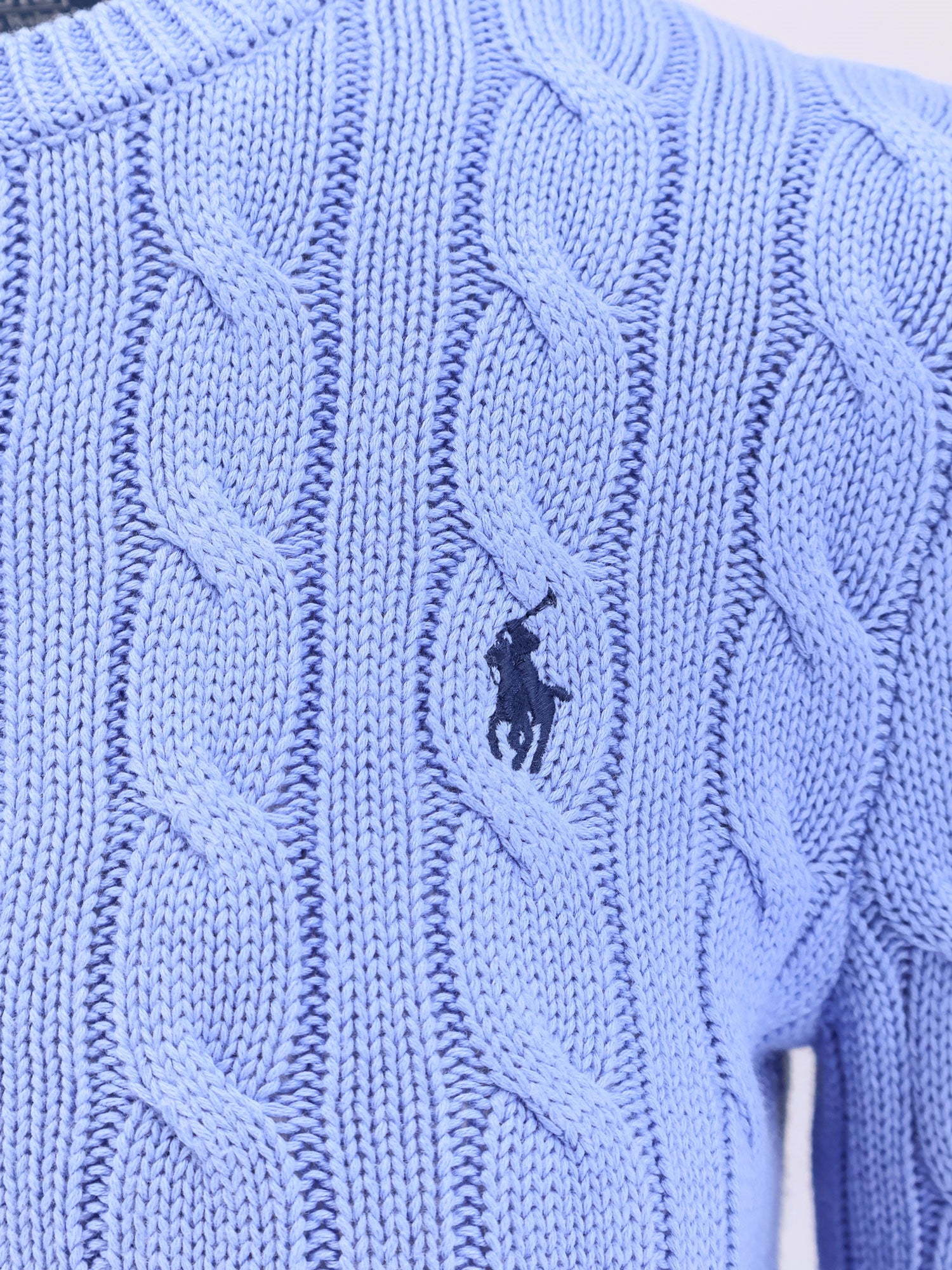 Cotton cardigan with contrasting logo - Image 3
