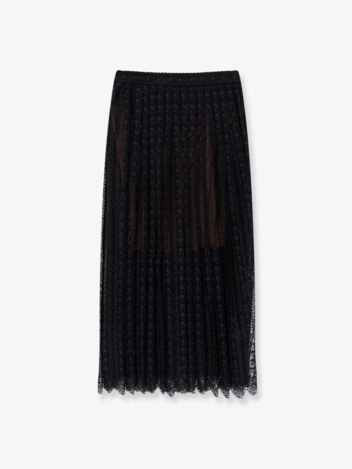 Organdis and lace skirt