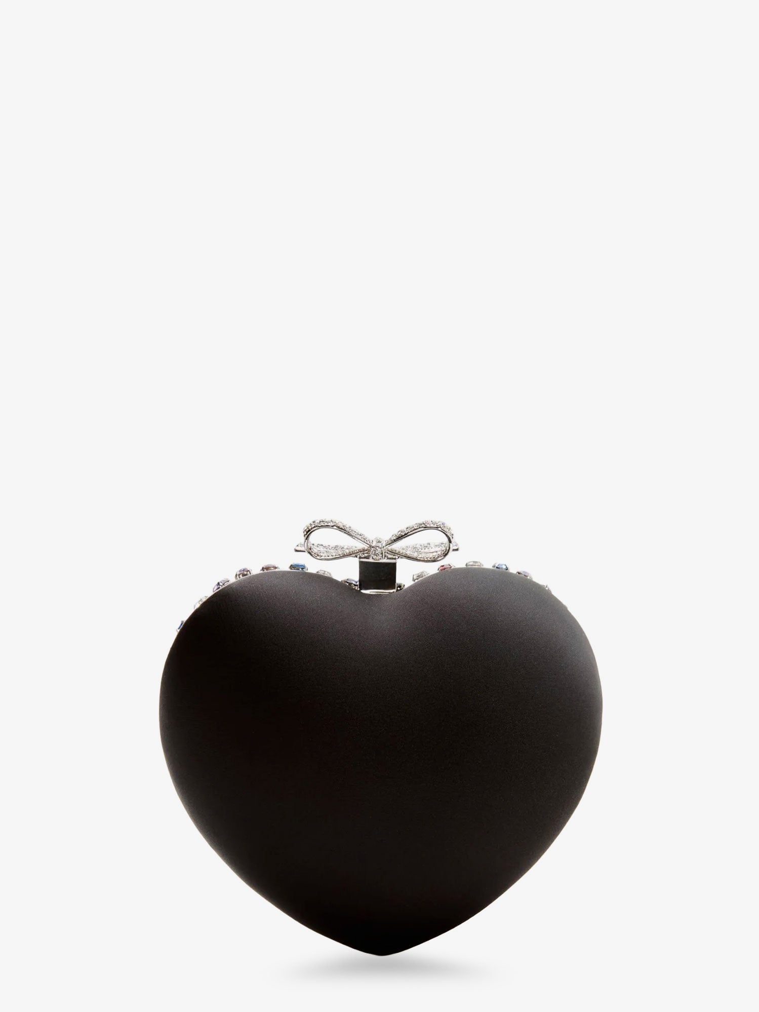 Crystal heart clutch bag - Image 2