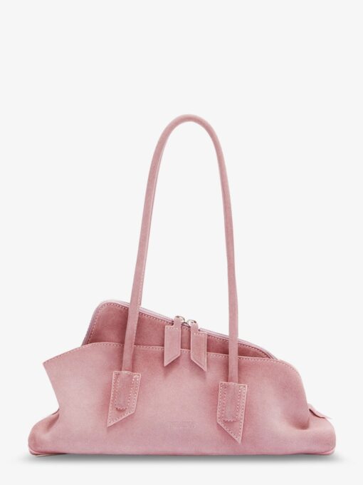 La Passeggiata suede shoulder bag