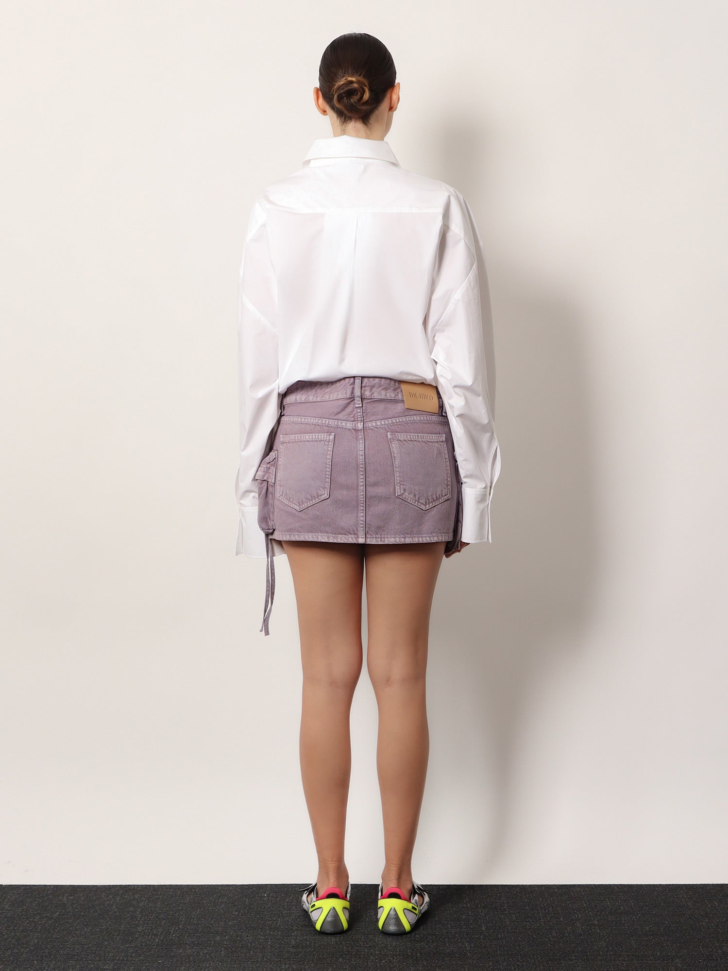 Cotton mini skirt - Image 3