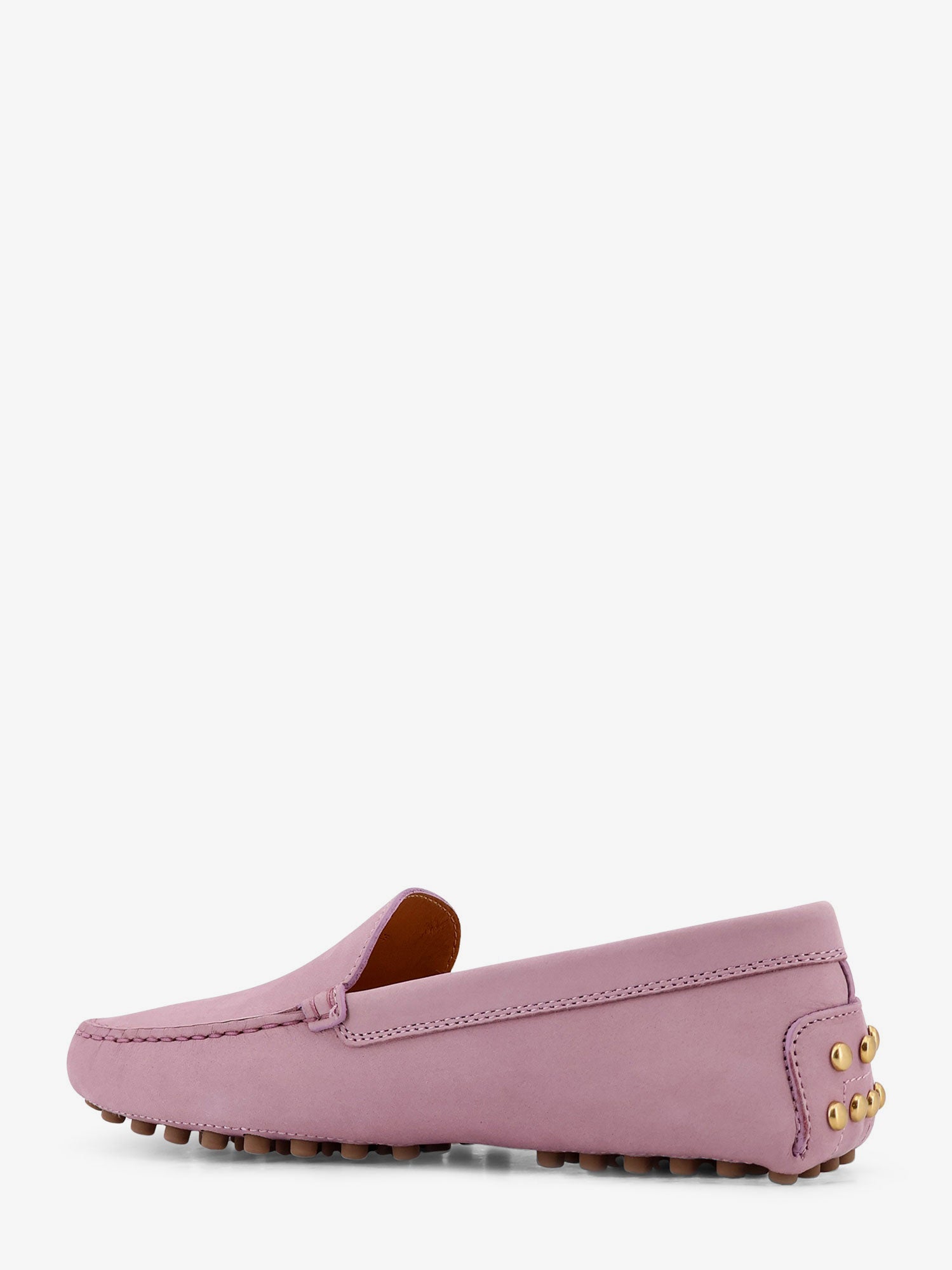 Suede loafers with engraved logo on the front - Image 3