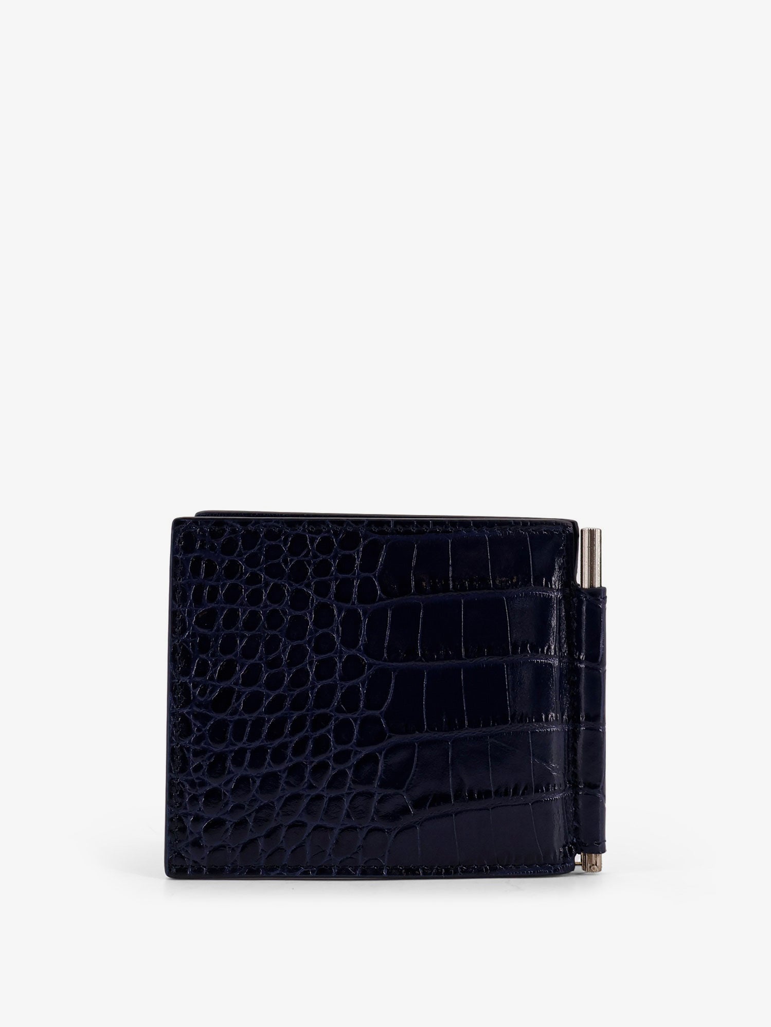 Croco print leather wallet - Image 2
