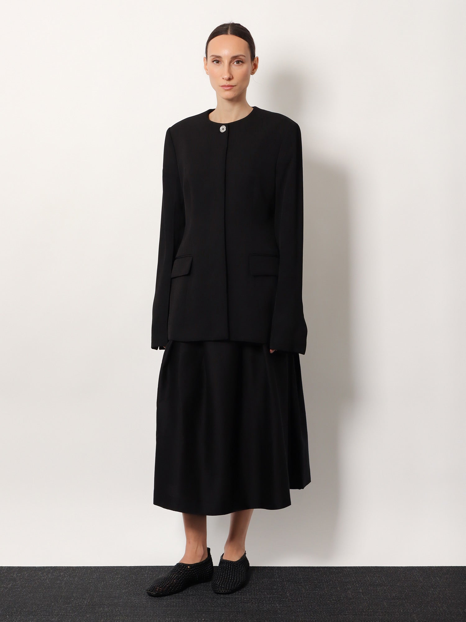 Evening viscose blend blazer - Image 2