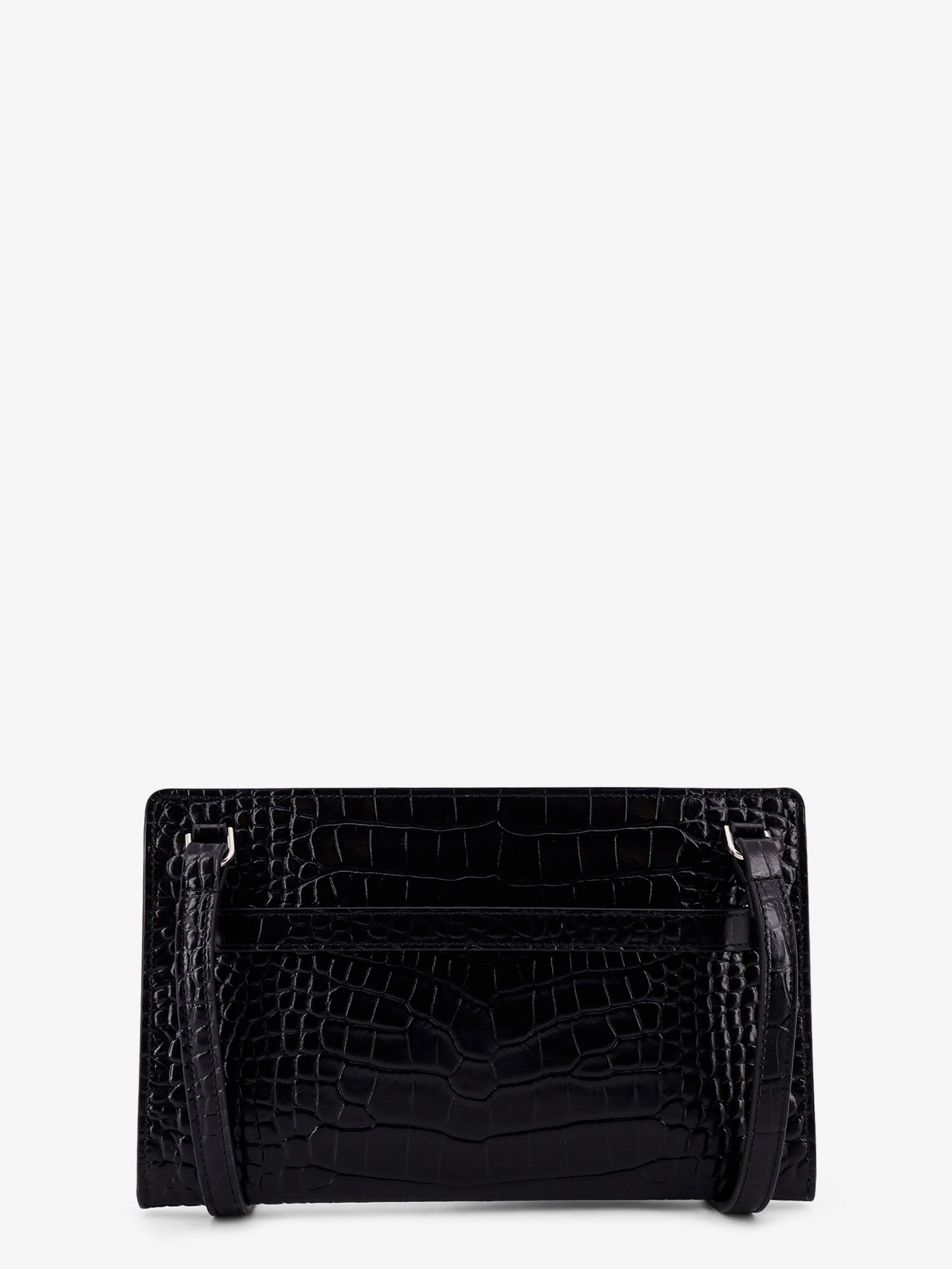 Croco print leather crossbody bag - Image 3
