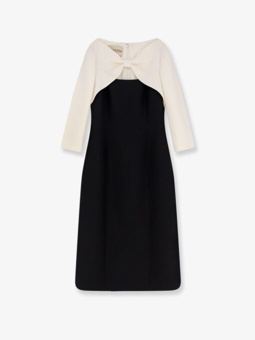 Crêpe midi dress