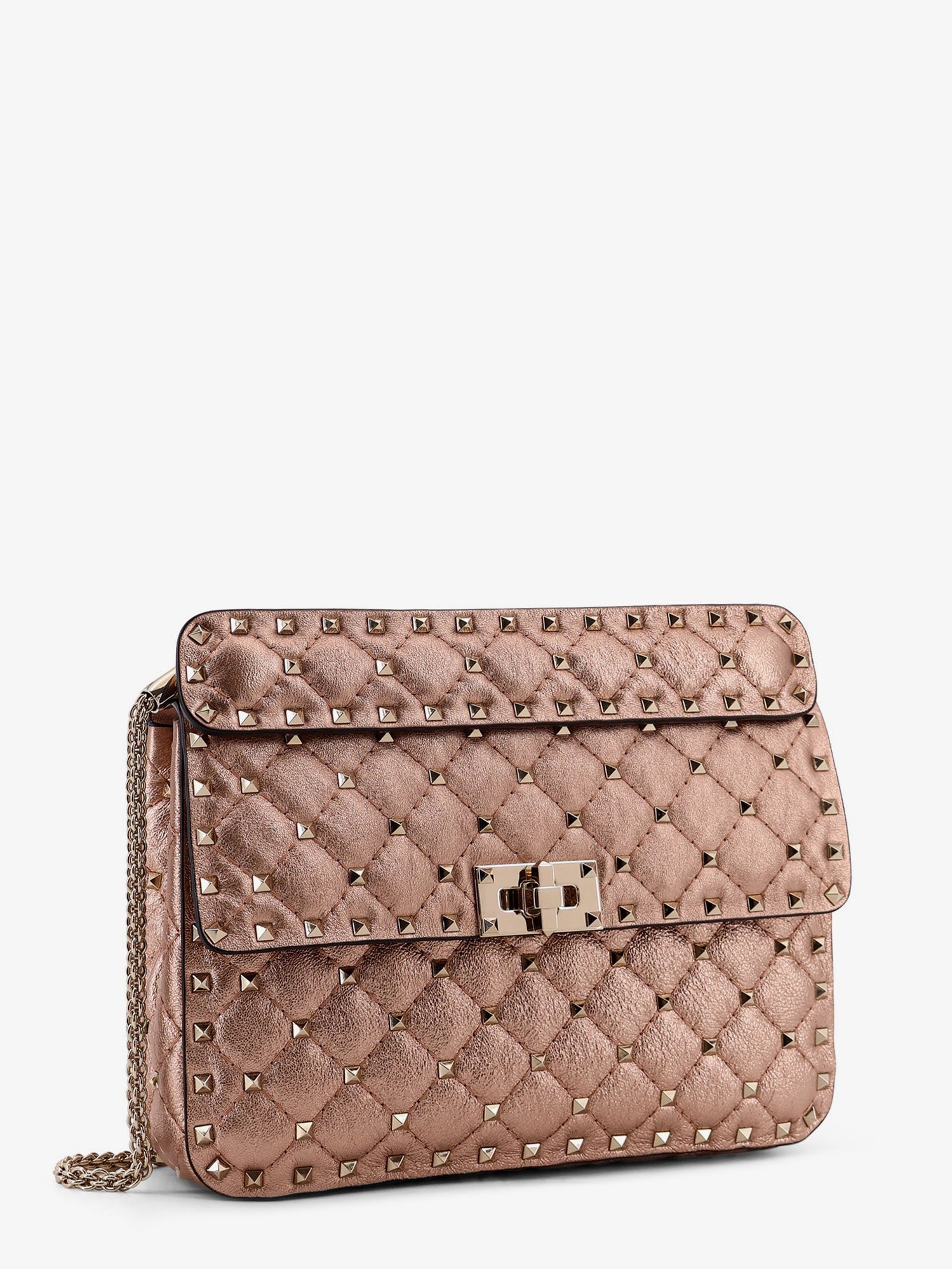 Laminated leather Rockstud Spike crossbody bag - Image 3