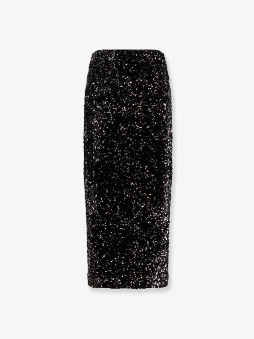 Skirt with sequins embroidery