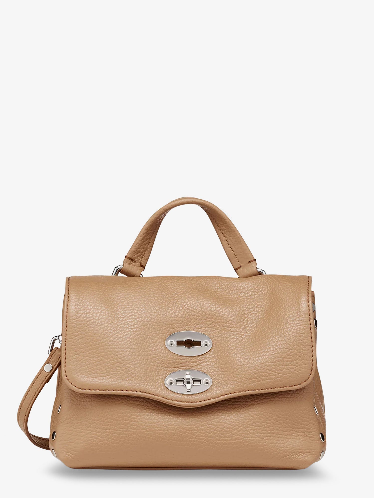 Postina Daily Baby hammered leather crossbody bag