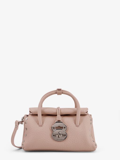 Dotta hammered leather crossbody bag