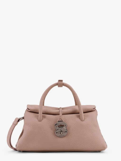 Hammered leather Dotta® Small crossbody bag