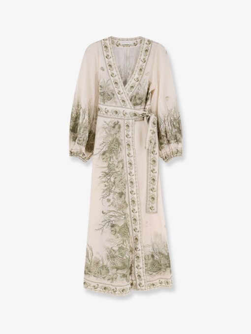 Wanderlust Wrap  Cotton Midi Dress