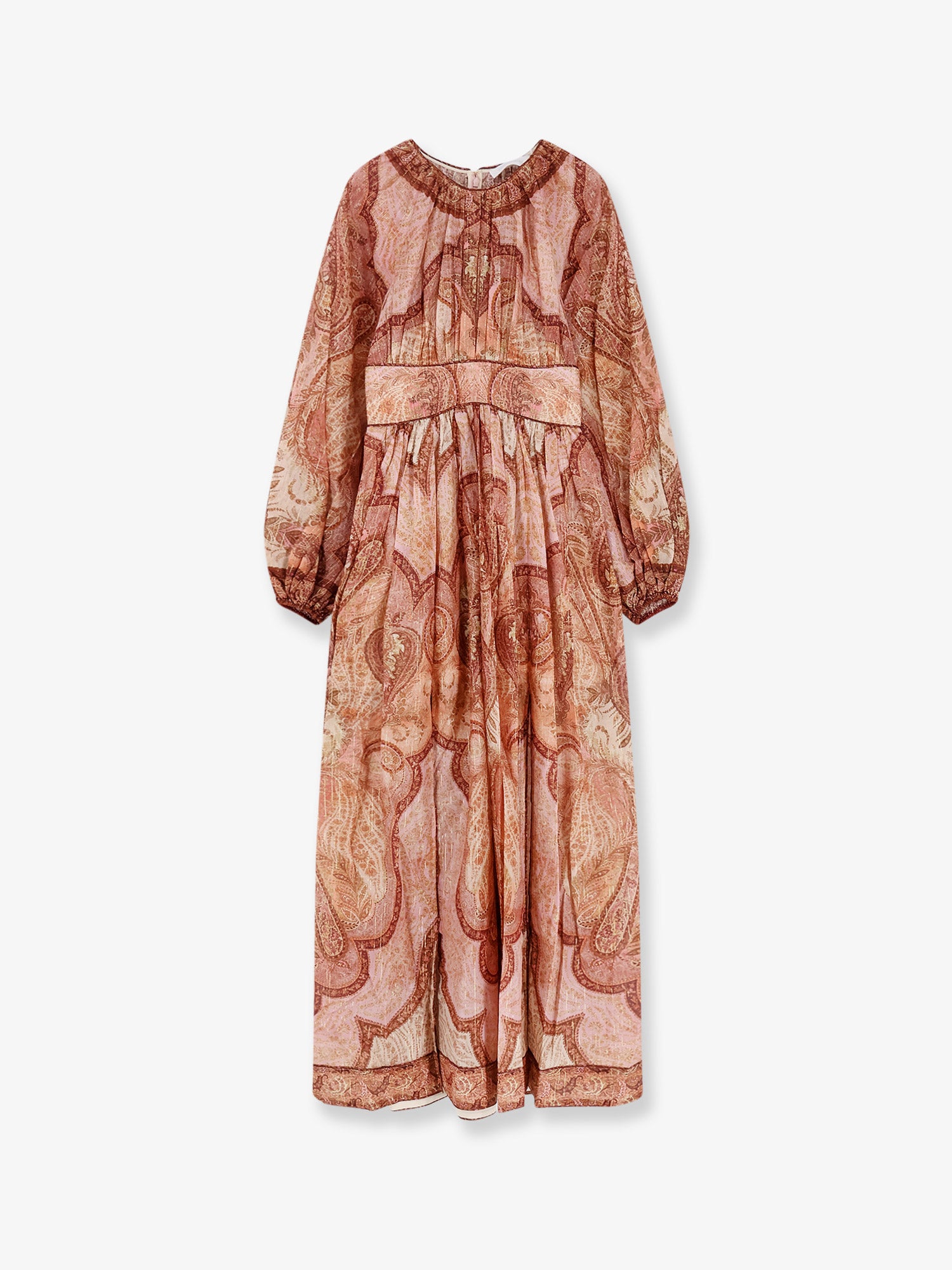 Cotton and silk blend Wanderlust long dress