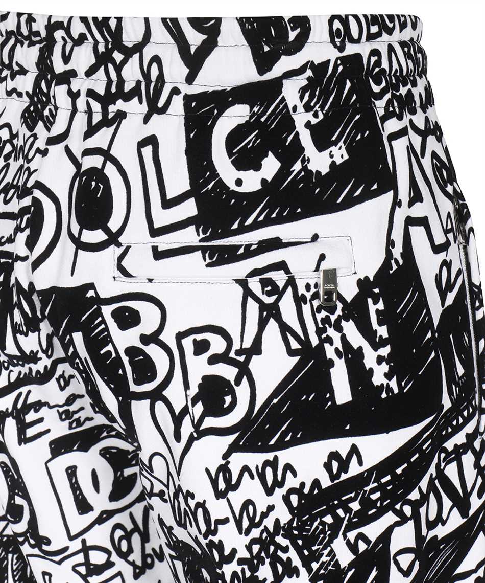 Dolce & Gabbana FLOCKED GRAFFITI PRINT Trousers - Image 3