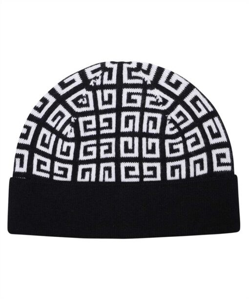 Givenchy MONOGRAM-LOGO KNITTED Beanie