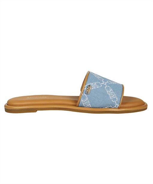 Michael Kors LOGO-PLAQUE PATTERNED Slides