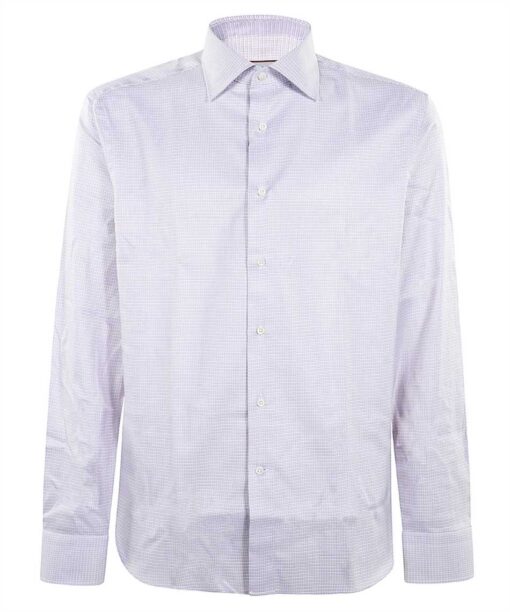 Canali Micro Pattern Shirt