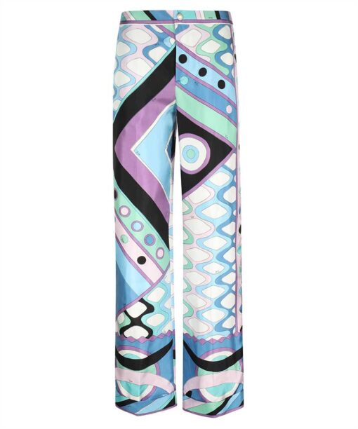 Emilio Pucci VIVARA-PRINT SILK Trousers