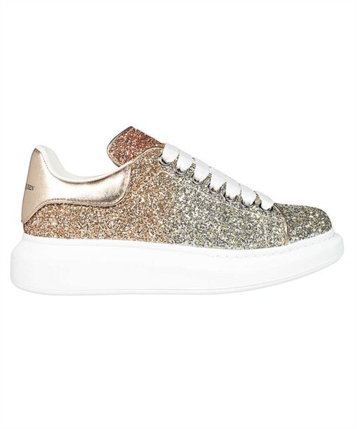 Alexander McQueen DÉGRADÉ ROSE GOLD GLITTER Sneakers