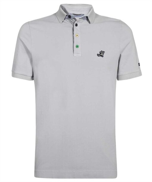 Mason's LEOPARDI IN COTTON DETAILS Polo
