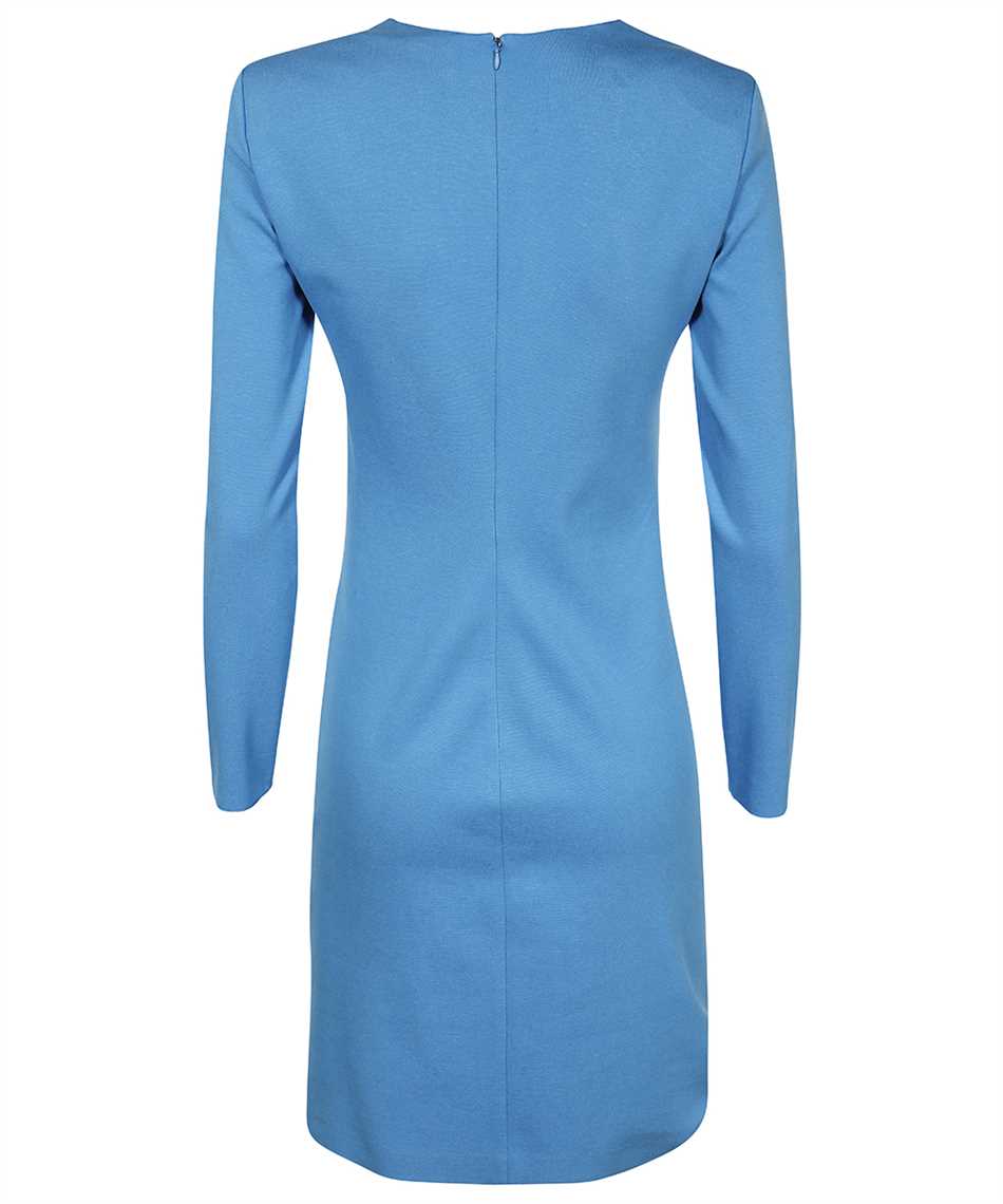 Emporio Armani MILANO-STITCH SHEATH WITH DRAPING Dress - Image 2