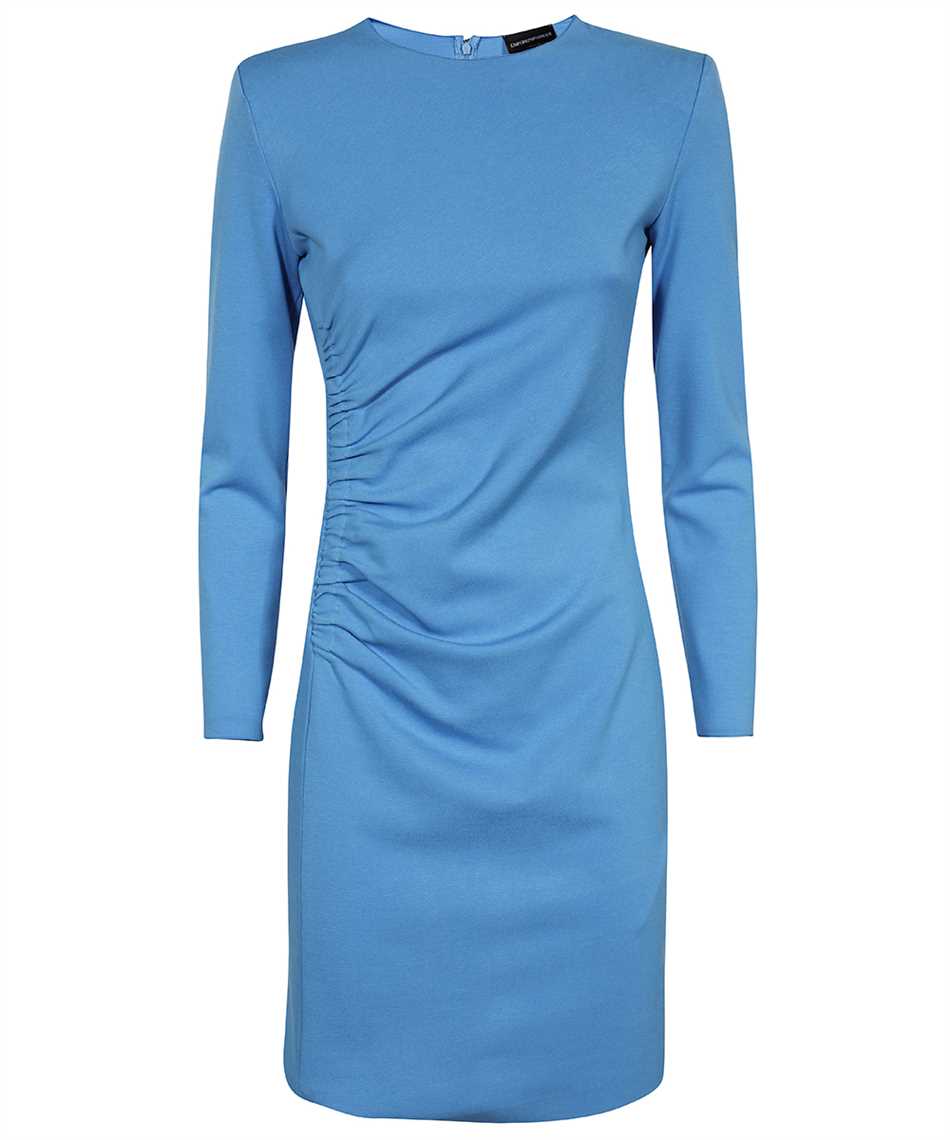 Emporio Armani MILANO-STITCH SHEATH WITH DRAPING Dress